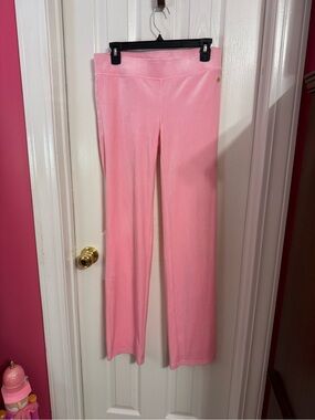 Lilly Pulitzer Pink Velvet Lounge Pants